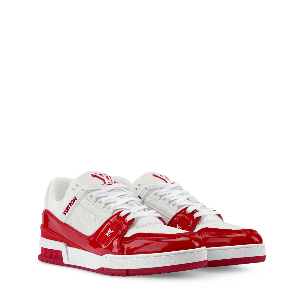 Louis Vuitton Trainer Sneaker in Red 1AJ150: Image 1