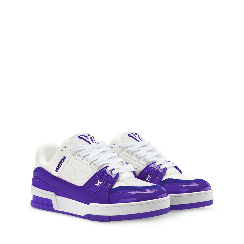 Louis Vuitton Trainer Sneaker in Purple 1AJ170: Image 1