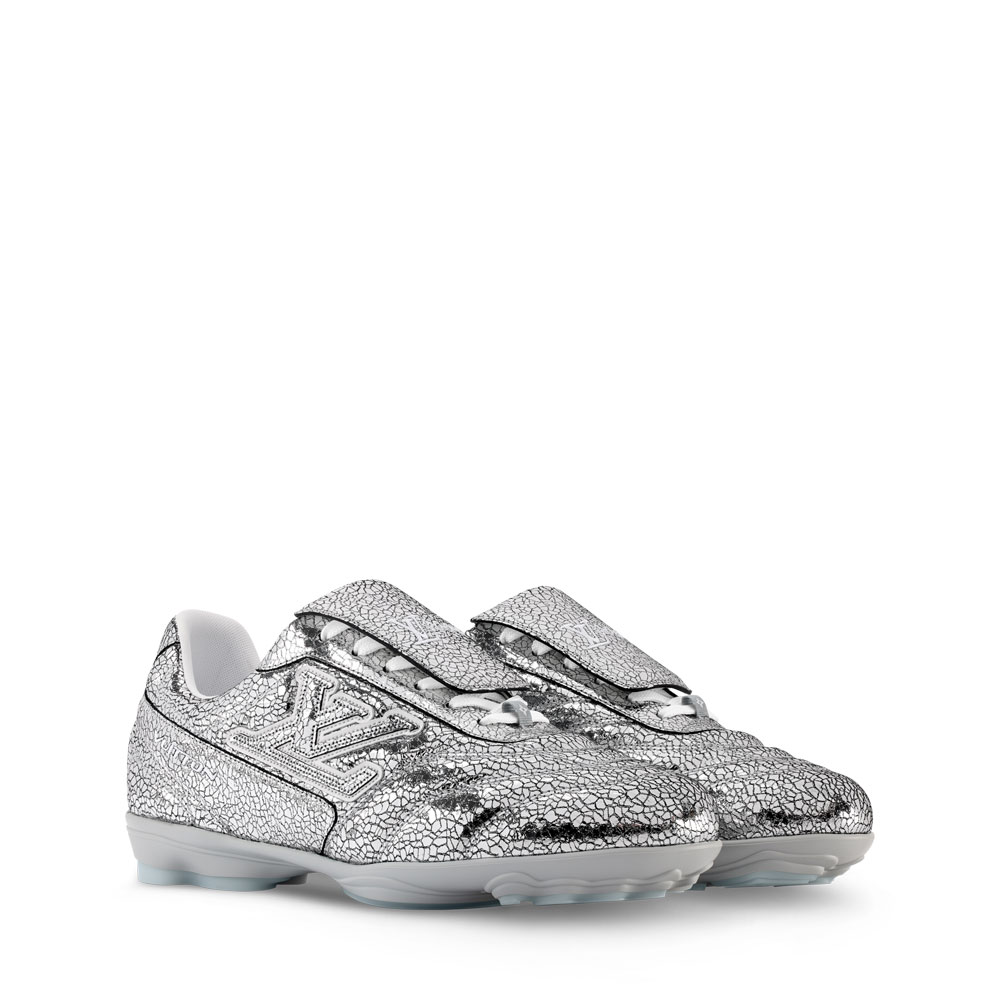 Louis Vuitton Footprint Soccer Sneaker in Silver 1AJAL4: Image 1