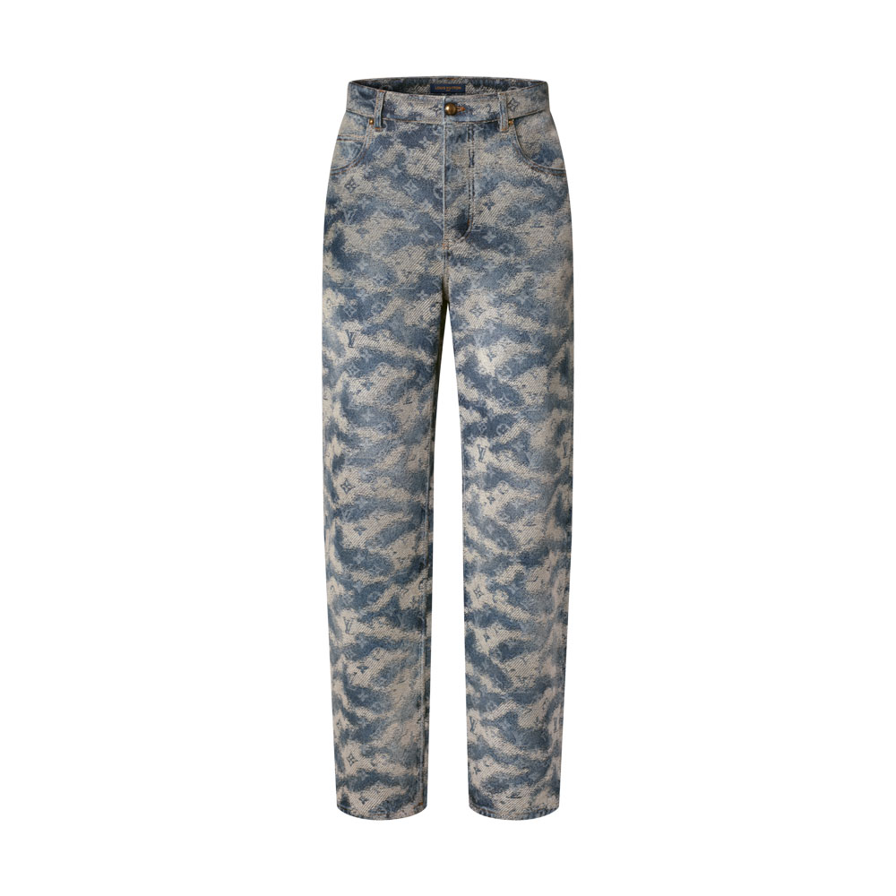 Louis Vuitton Monogram Denim Skate Pants 1AJBJY: Image 1