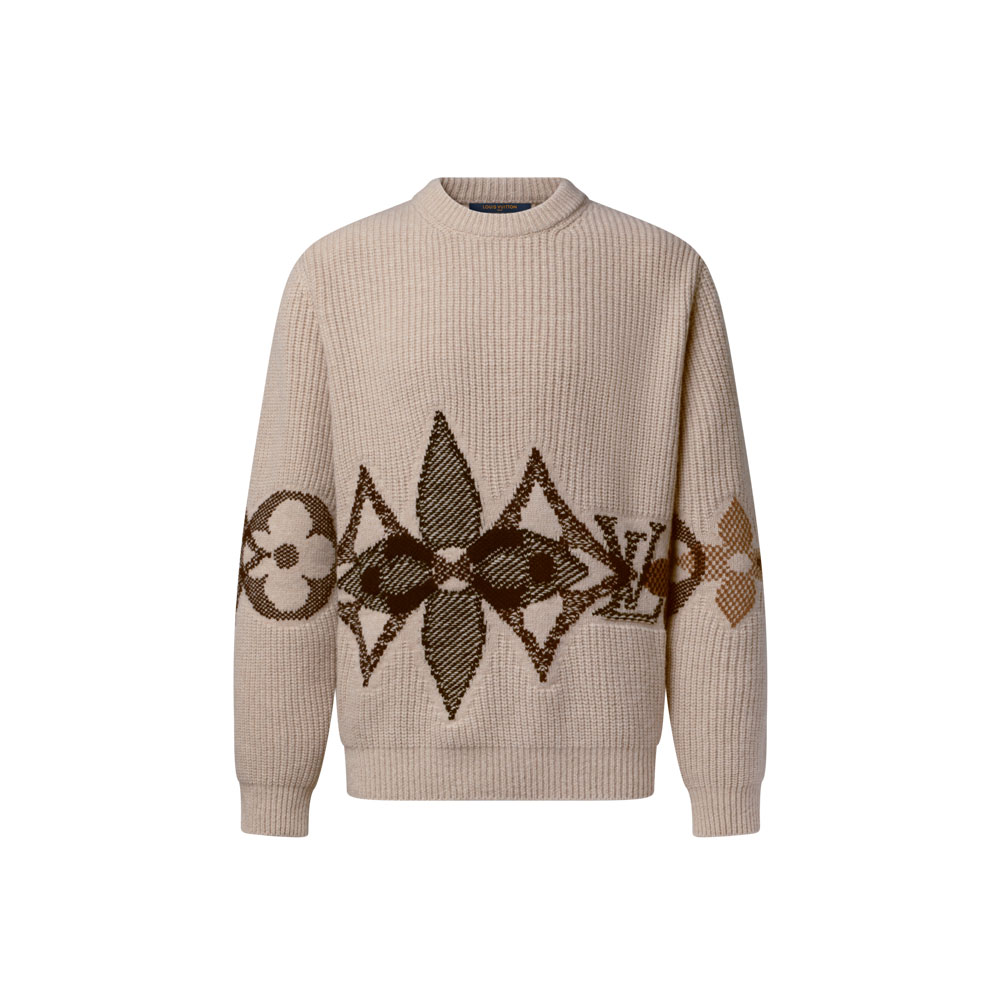 Louis Vuitton Graphic Knitted Crewneck 1AJBVT: Image 1