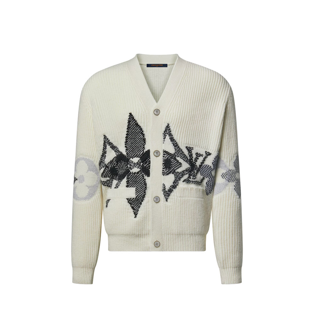 Louis Vuitton Graphic Knitted Cardigan 1AJBX5: Image 1
