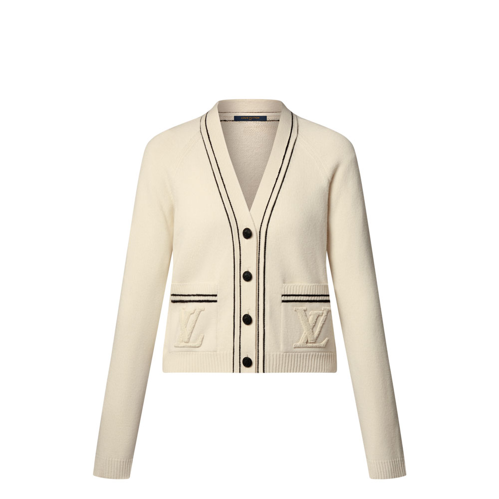 Louis Vuitton Stripe Accent Cardigan 1AJJKF: Image 1