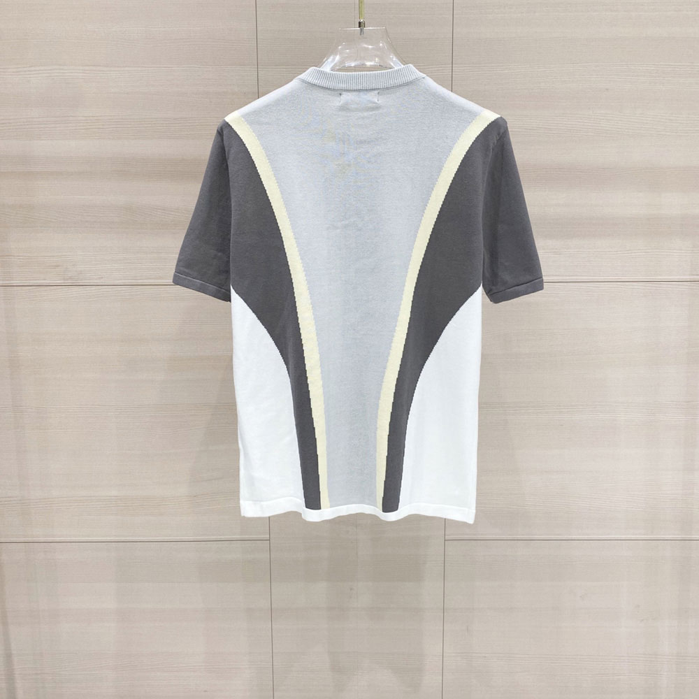 Louis Vuitton Graphic Cotton Jacquard Short-Sleeved Crewneck 1AJR72: Image 2