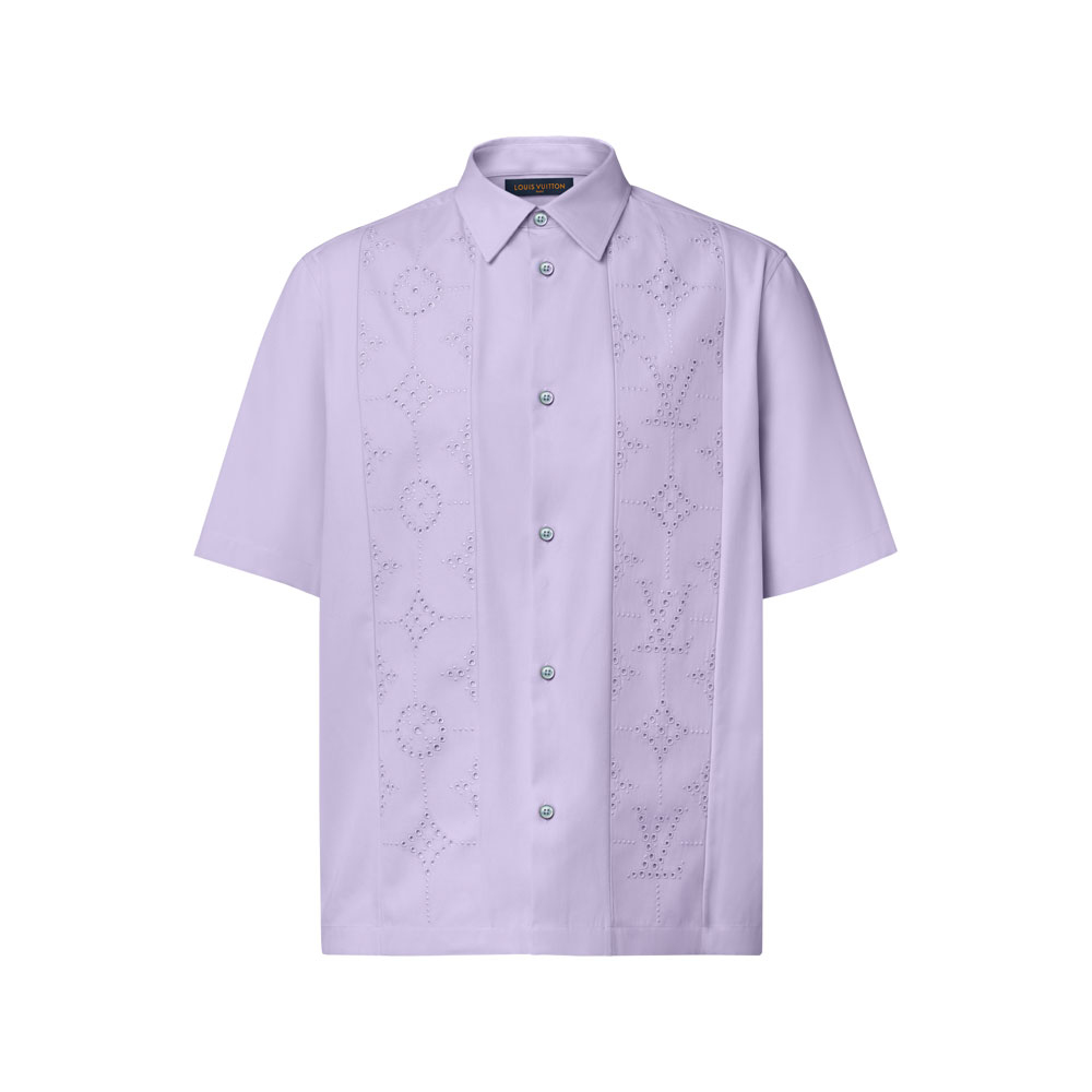 Louis Vuitton Embroidered Short-Sleeved Shirt 1AJRBC: Image 1