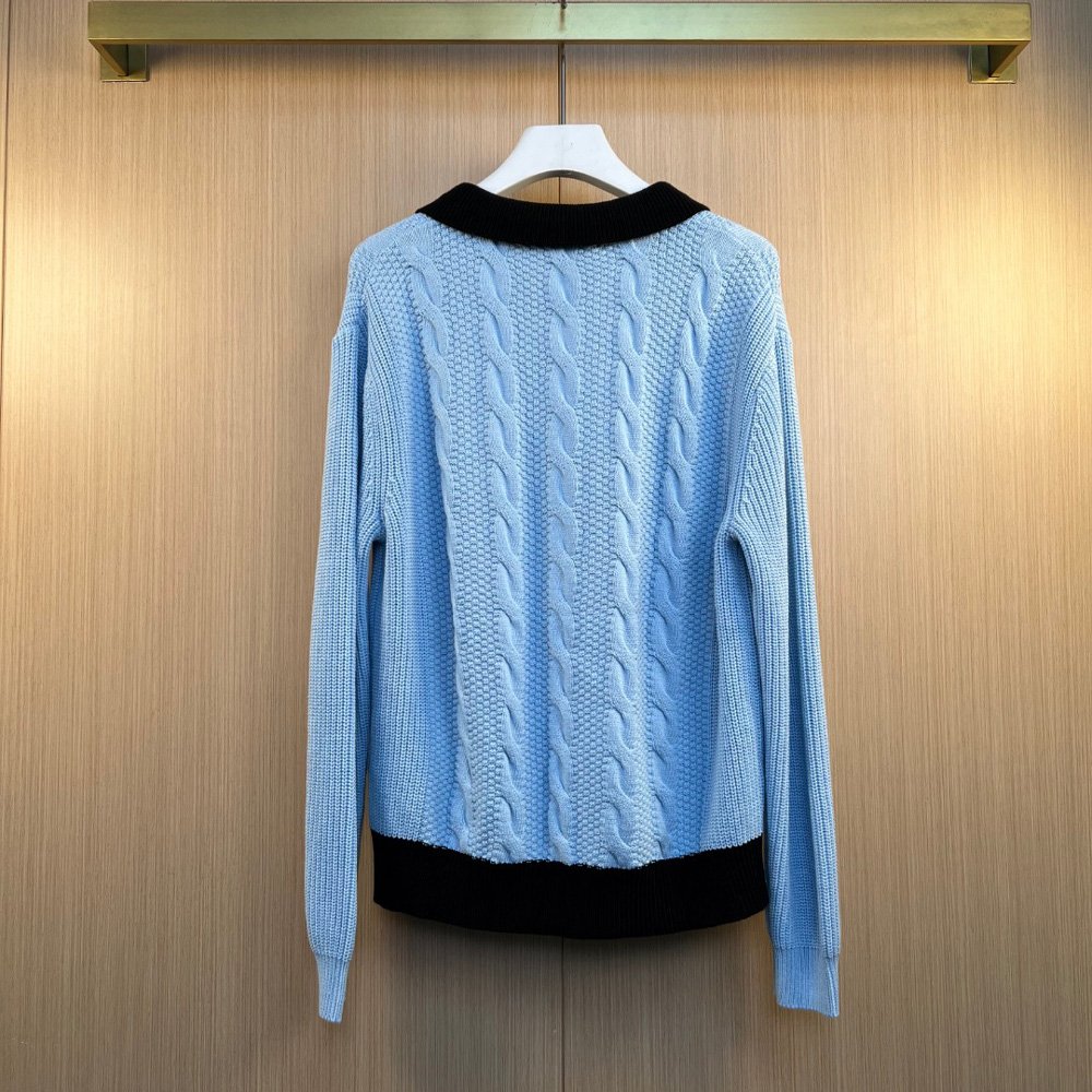Louis Vuitton Cable-Knit Shirt Cardigan 1AK6YY: Image 2