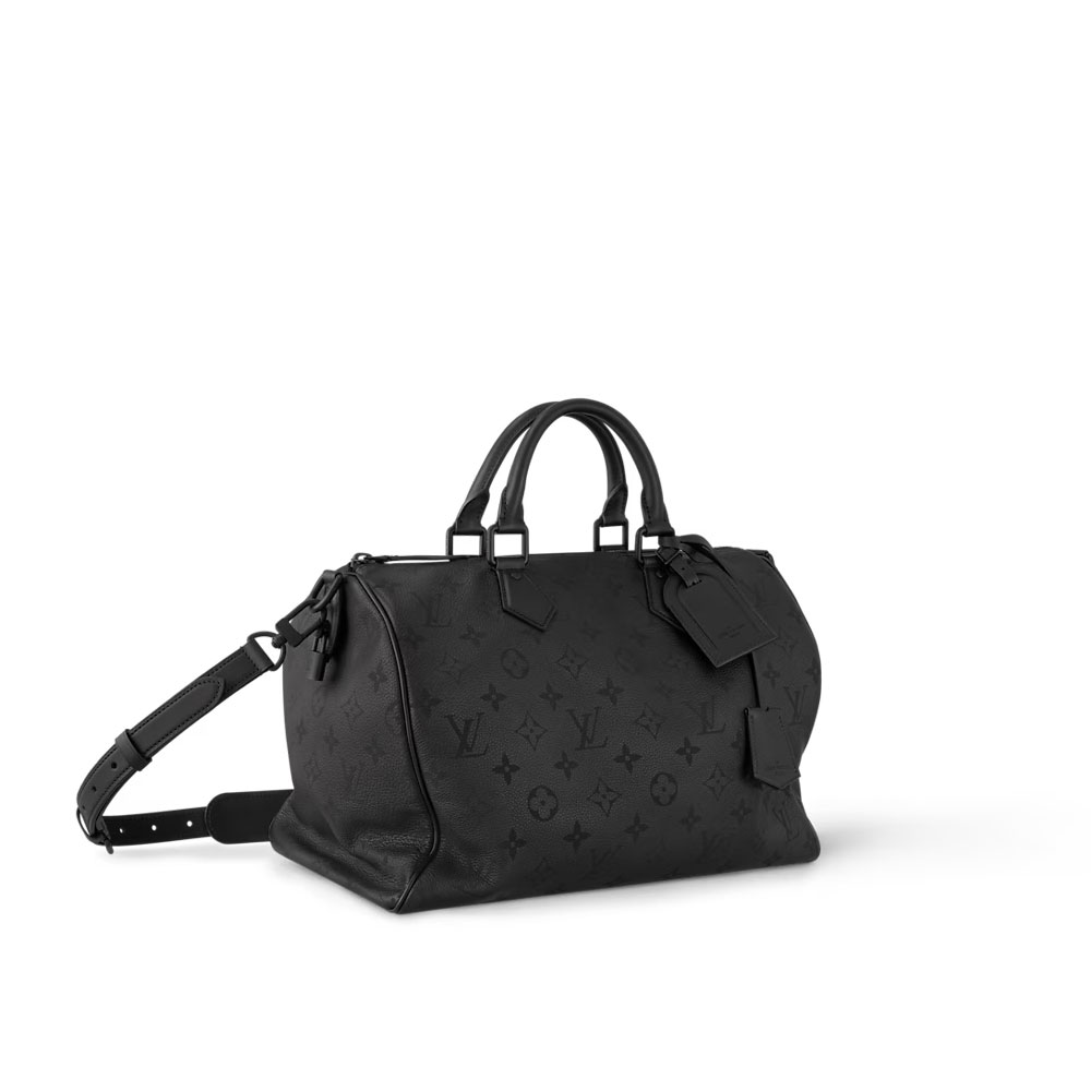 Louis Vuitton Speedy P9 Bandouliere 40 in Black M13916: Image 2