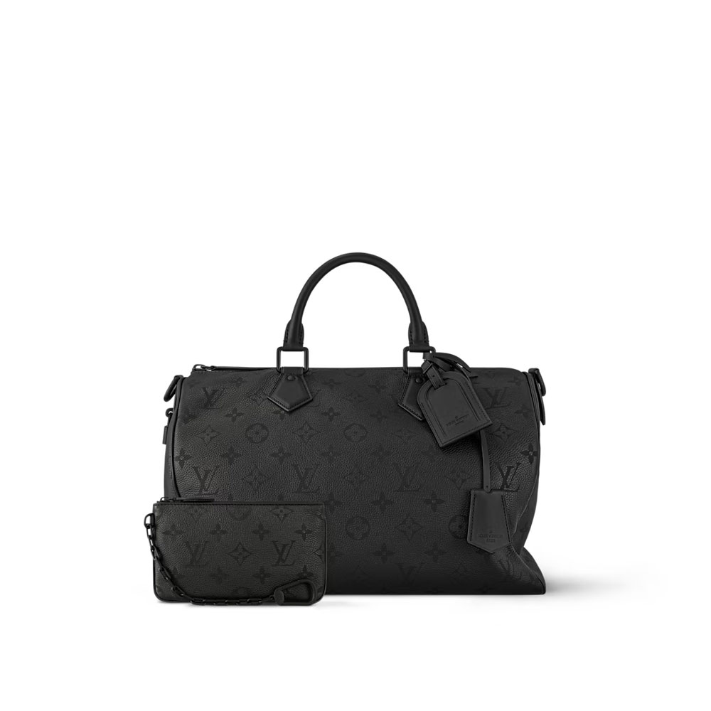 Louis Vuitton Speedy P9 Bandouliere 40 in Black M13916: Image 4