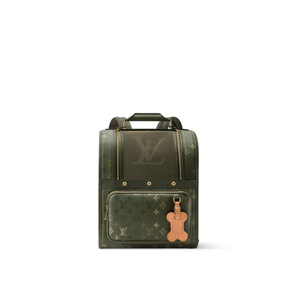 Louis Vuitton Dog Backpack Monogram Heritage M26961: Image 1