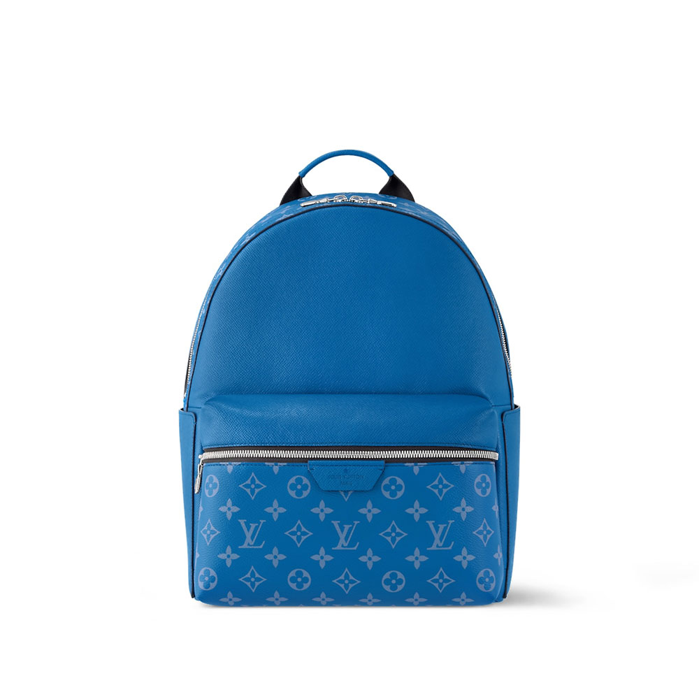 Louis Vuitton Discovery Backpack Taigarama Blue M31026: Image 1