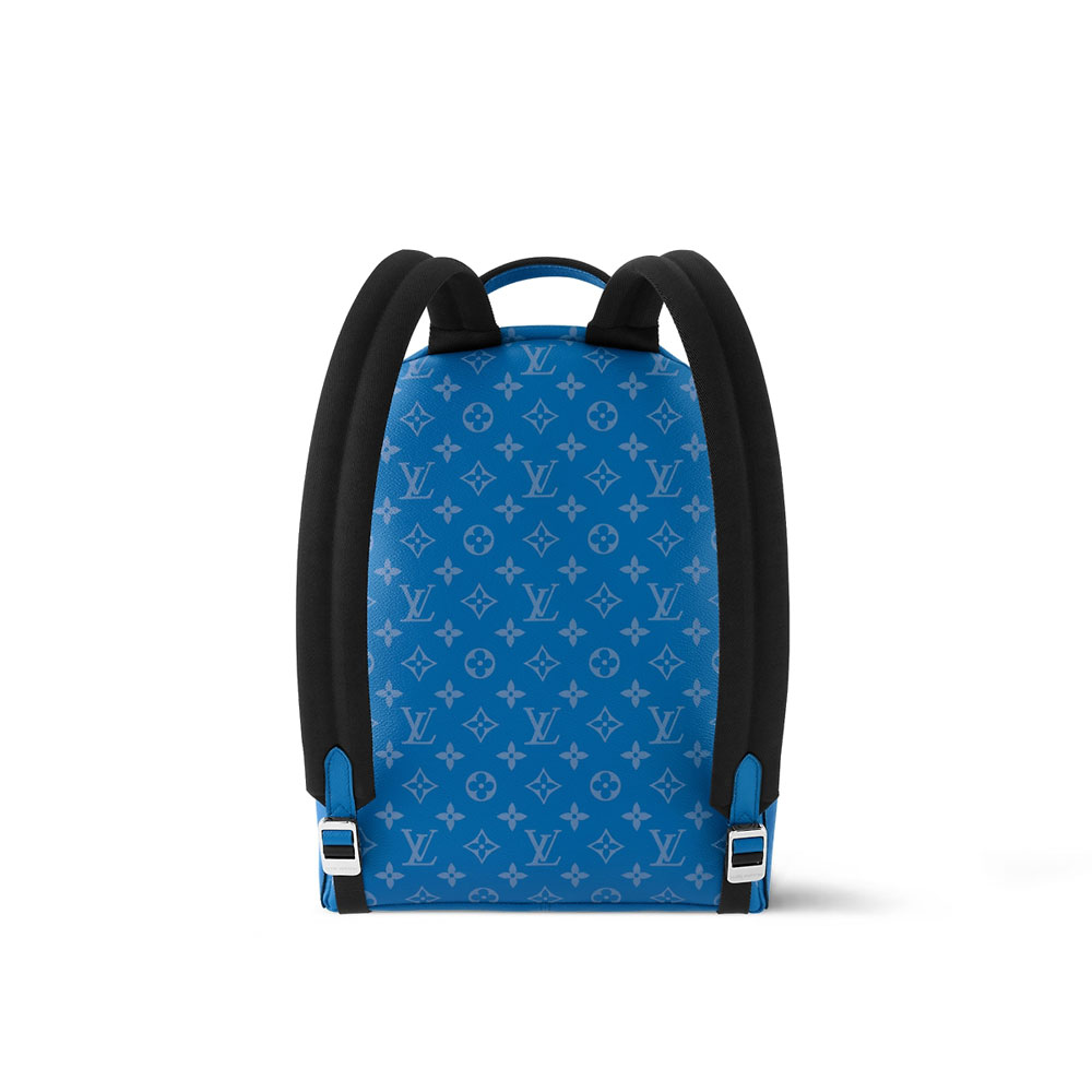 Louis Vuitton Discovery Backpack Taigarama Blue M31026: Image 3