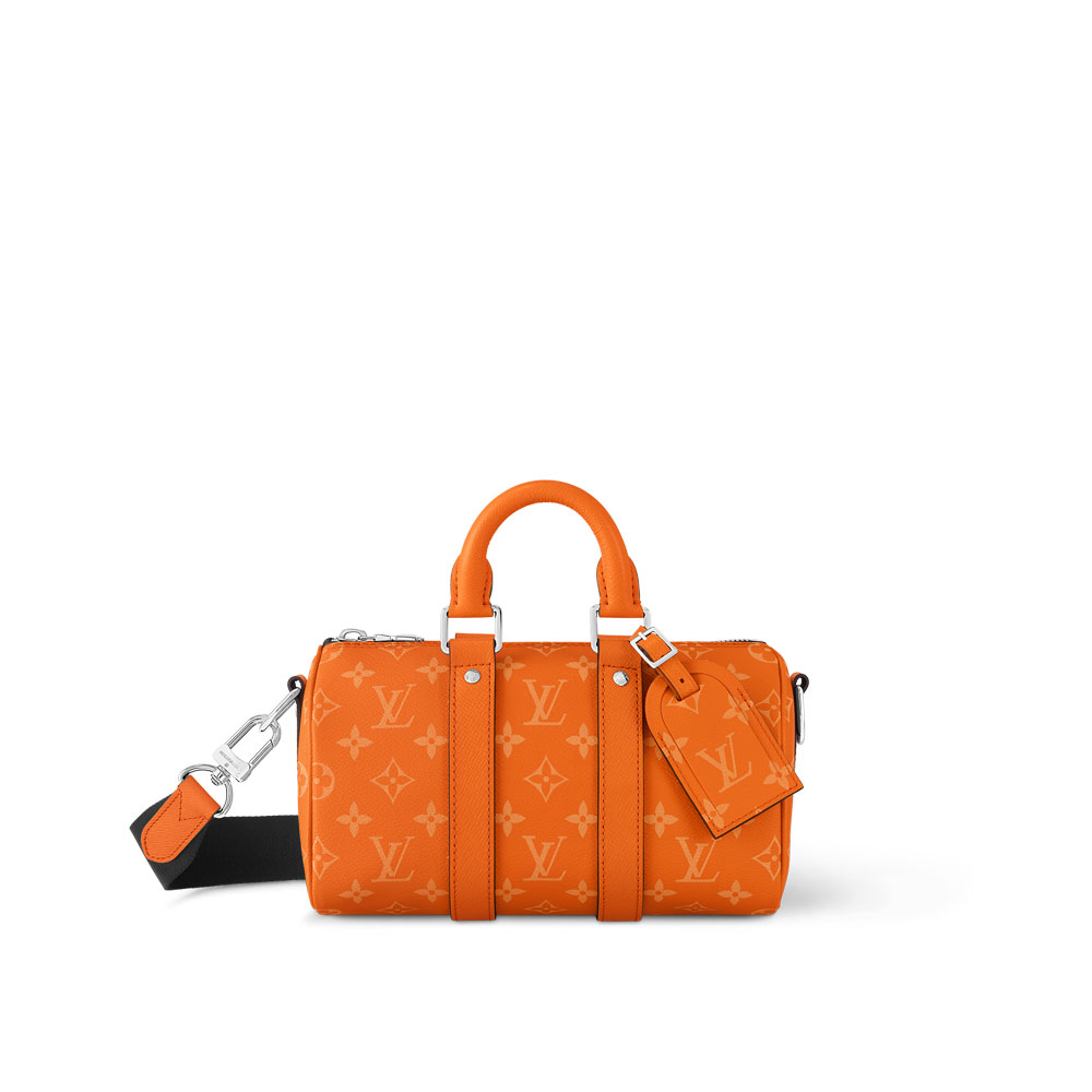 Louis Vuitton Taigarama Orange Keepall Bandouliere 25 Bag M31044: Image 1