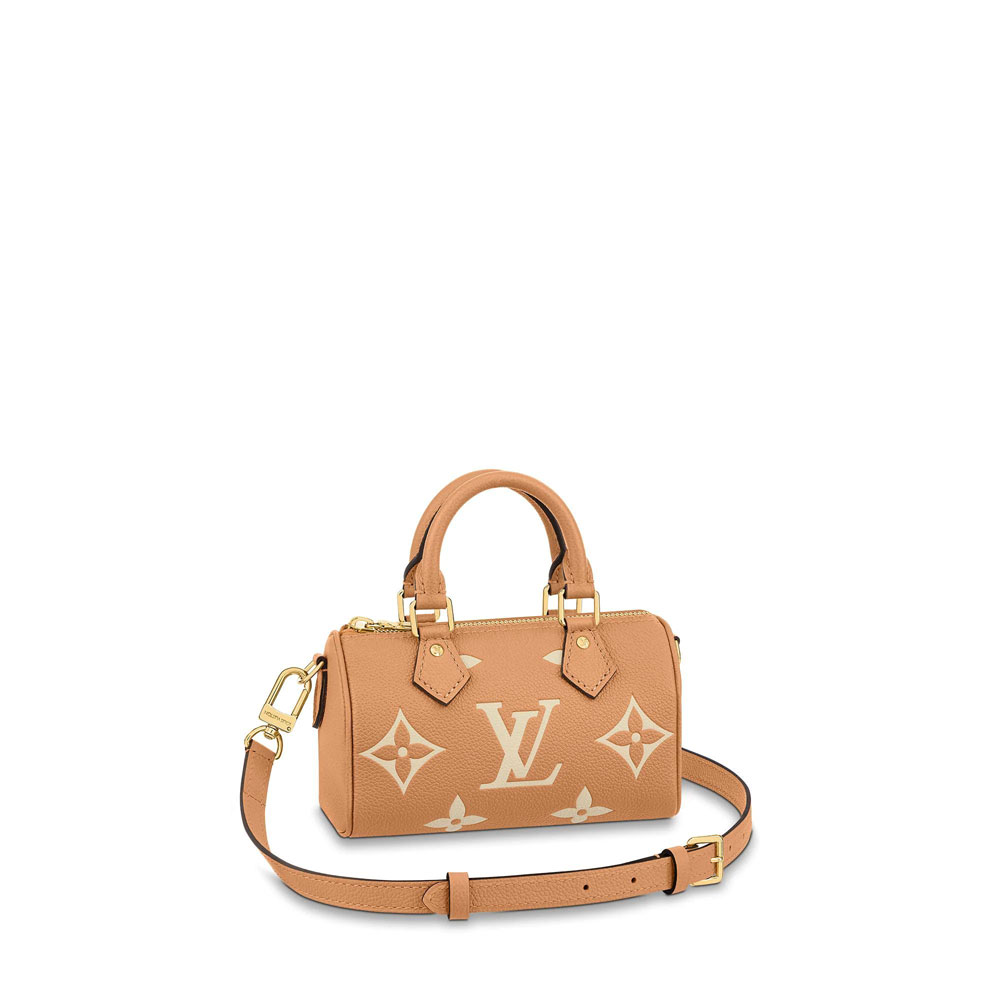 Louis Vuitton Nano Speedy Bicolor Monogram Empreinte M81457: Image 1