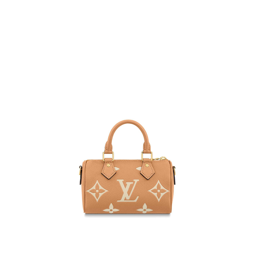 Louis Vuitton Nano Speedy Bicolor Monogram Empreinte M81457: Image 3