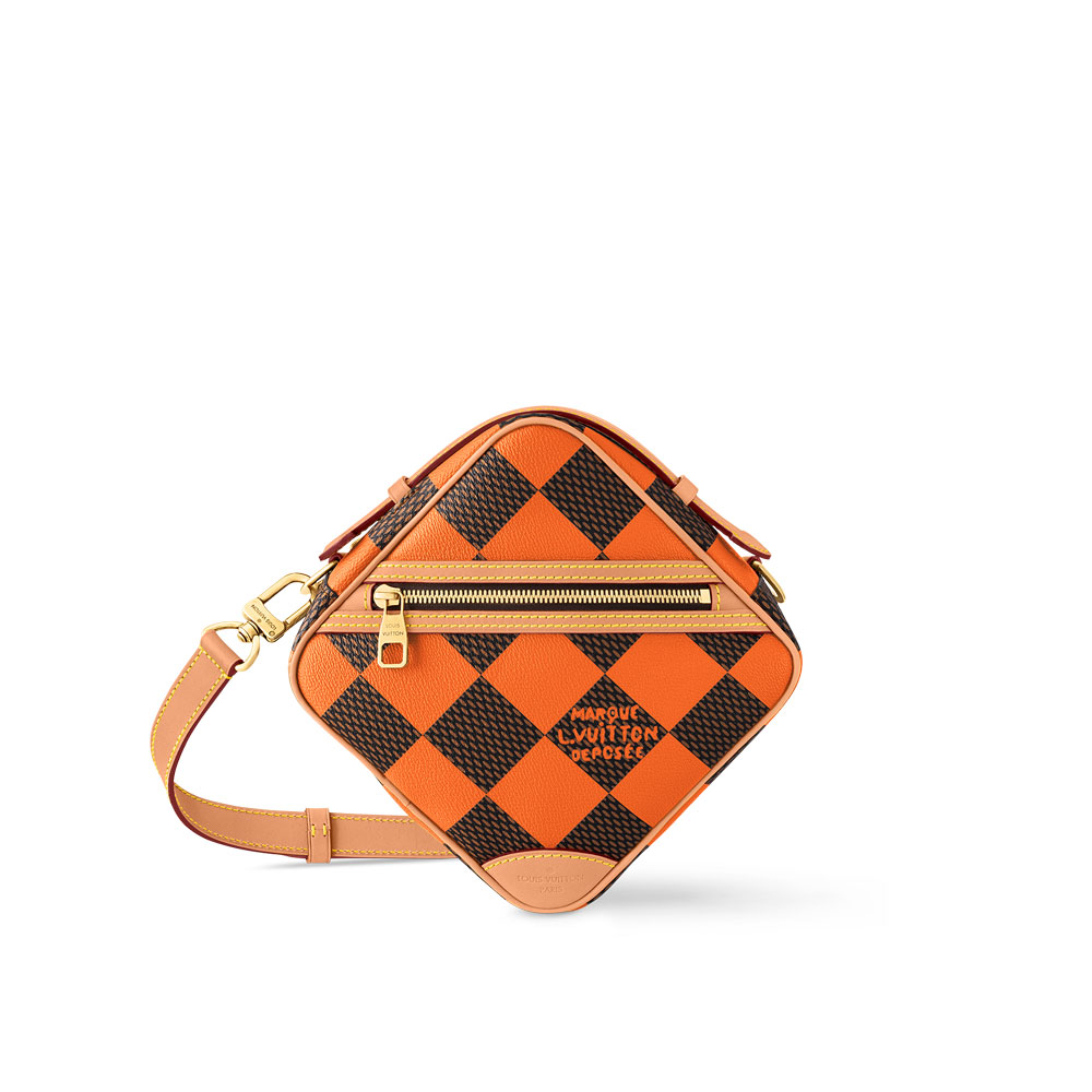 Louis Vuitton Chess Messenger Bag in Damier Orange N40548: Image 1