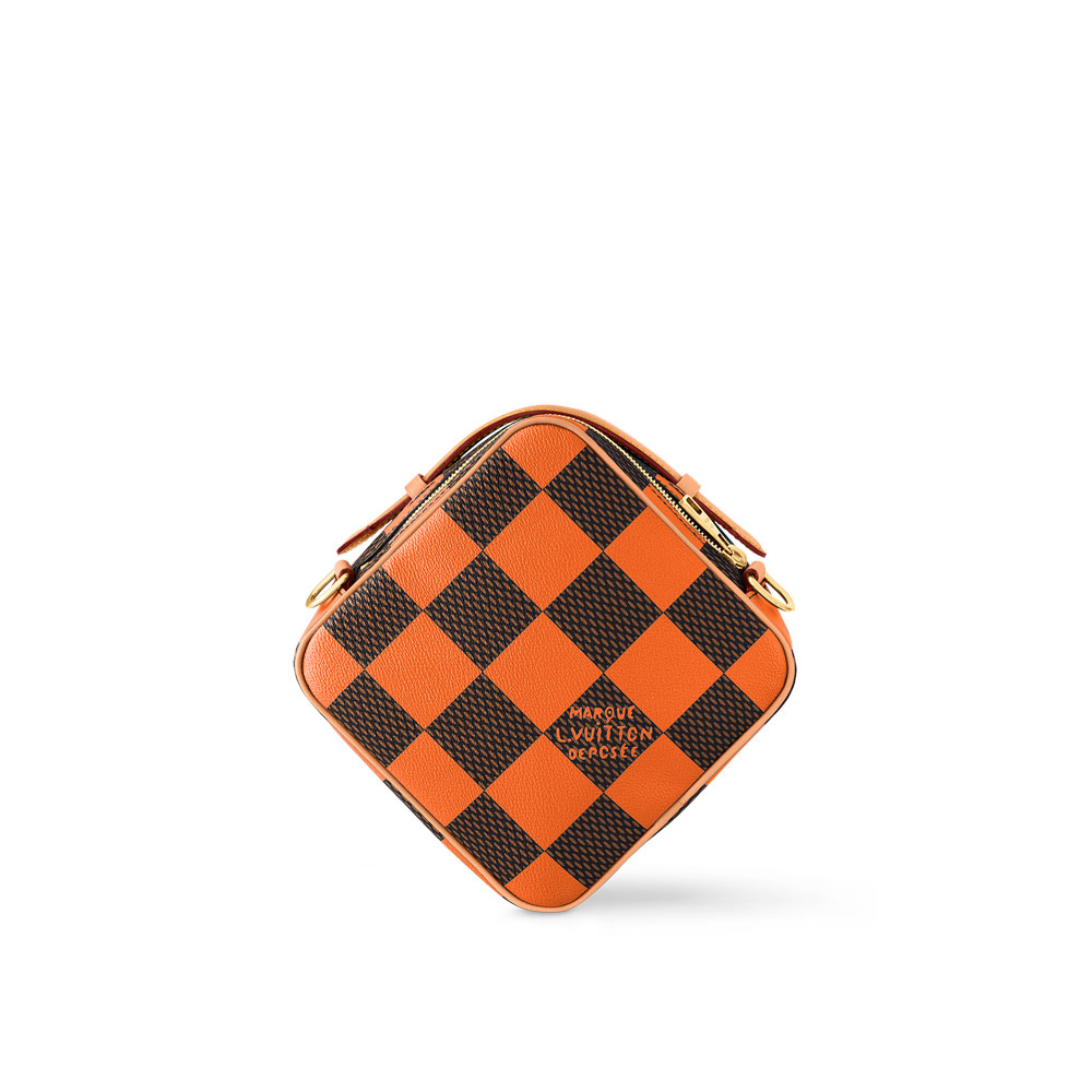 Louis Vuitton Chess Messenger Bag in Damier Orange N40548: Image 3