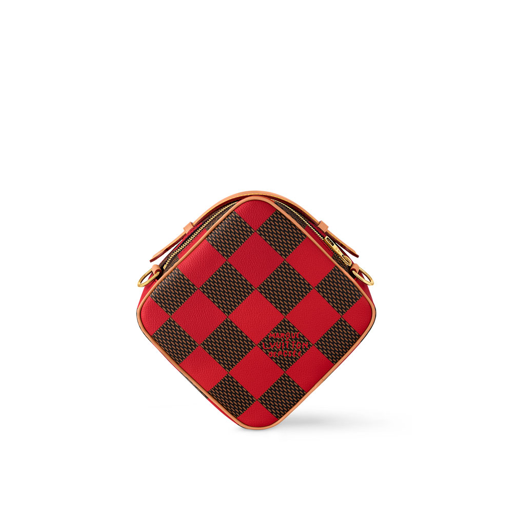 Louis Vuitton Chess Messenger Bag in Damier Red N40561: Image 3