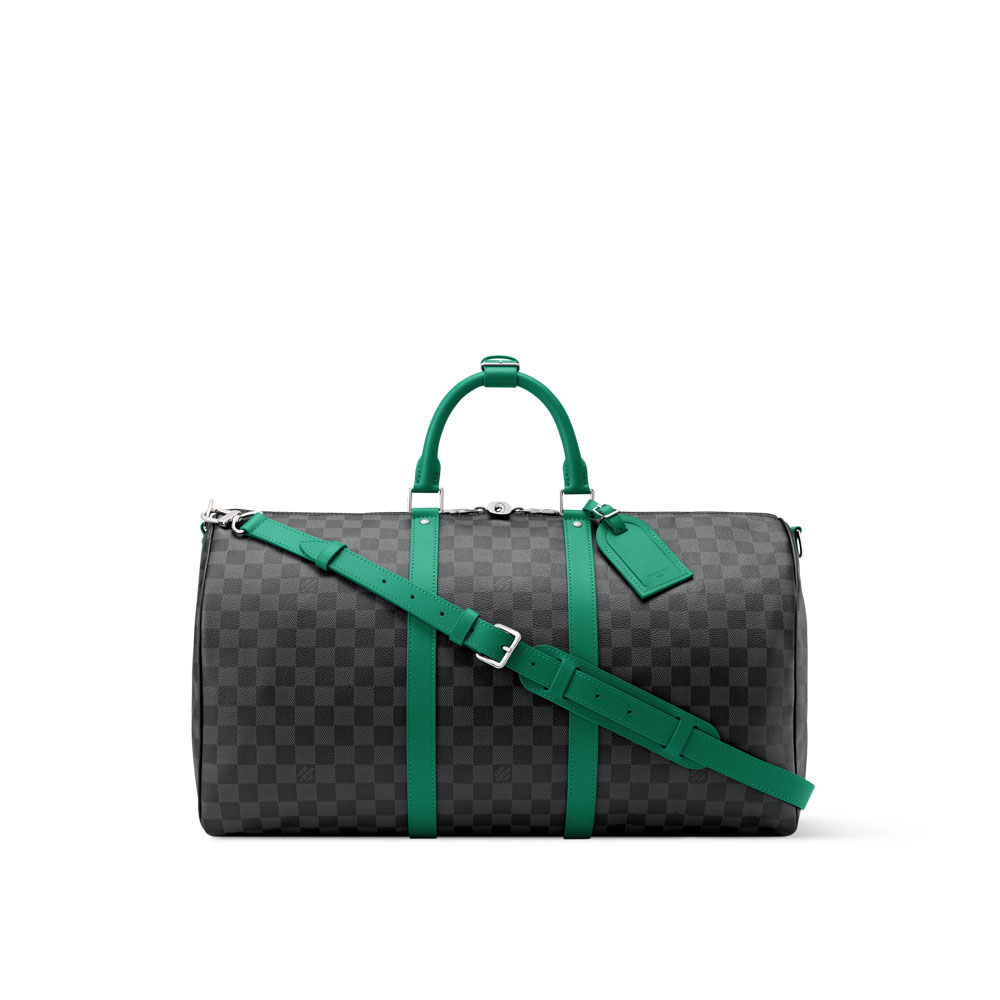 Louis Vuitton Keepall Bandouliere Damier Graphite Canvas N40844: Image 1