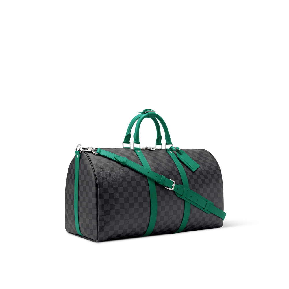 Louis Vuitton Keepall Bandouliere Damier Graphite Canvas N40844: Image 2