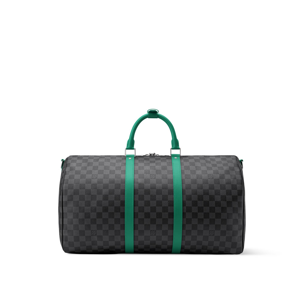 Louis Vuitton Keepall Bandouliere Damier Graphite Canvas N40844: Image 3
