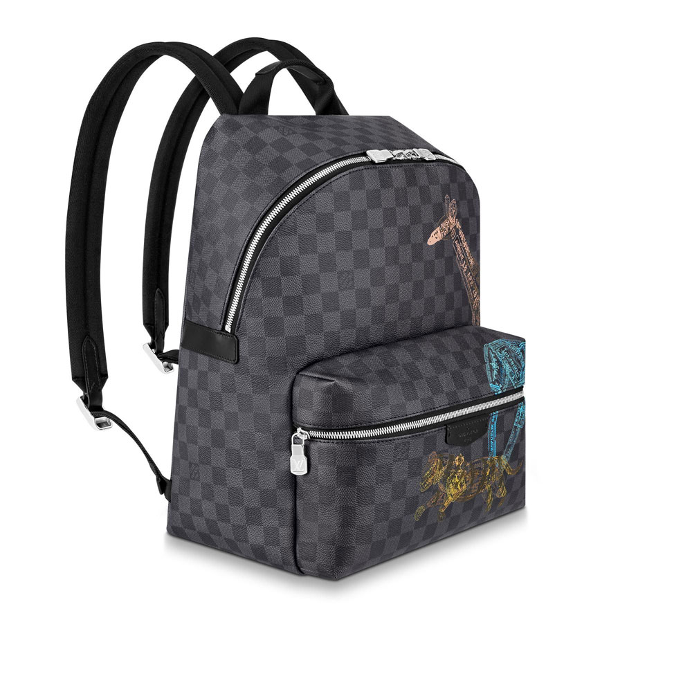 Louis Vuitton Discovery Backpack Damier Graphite Canvas N45275: Image 2