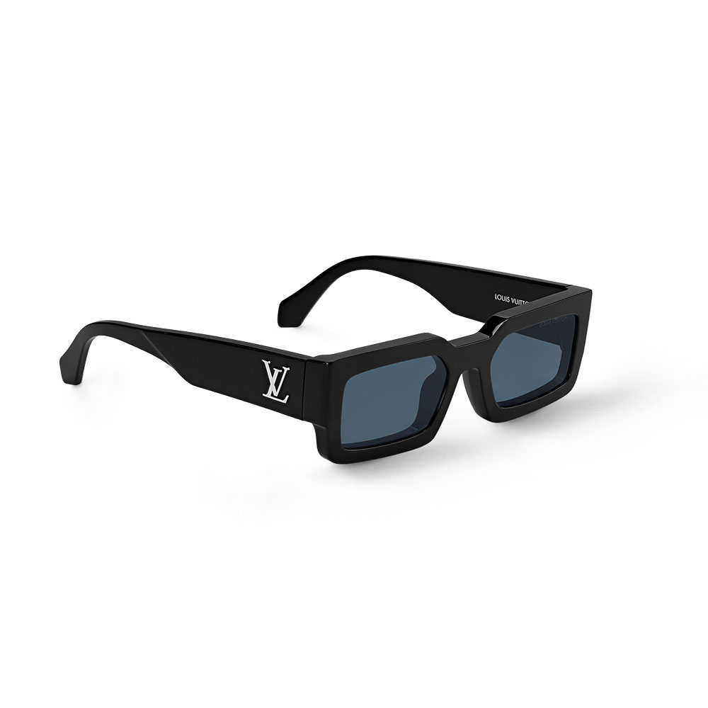 Louis Vuitton Clash Low Square Sunglasses in Black Z1910E: Image 1