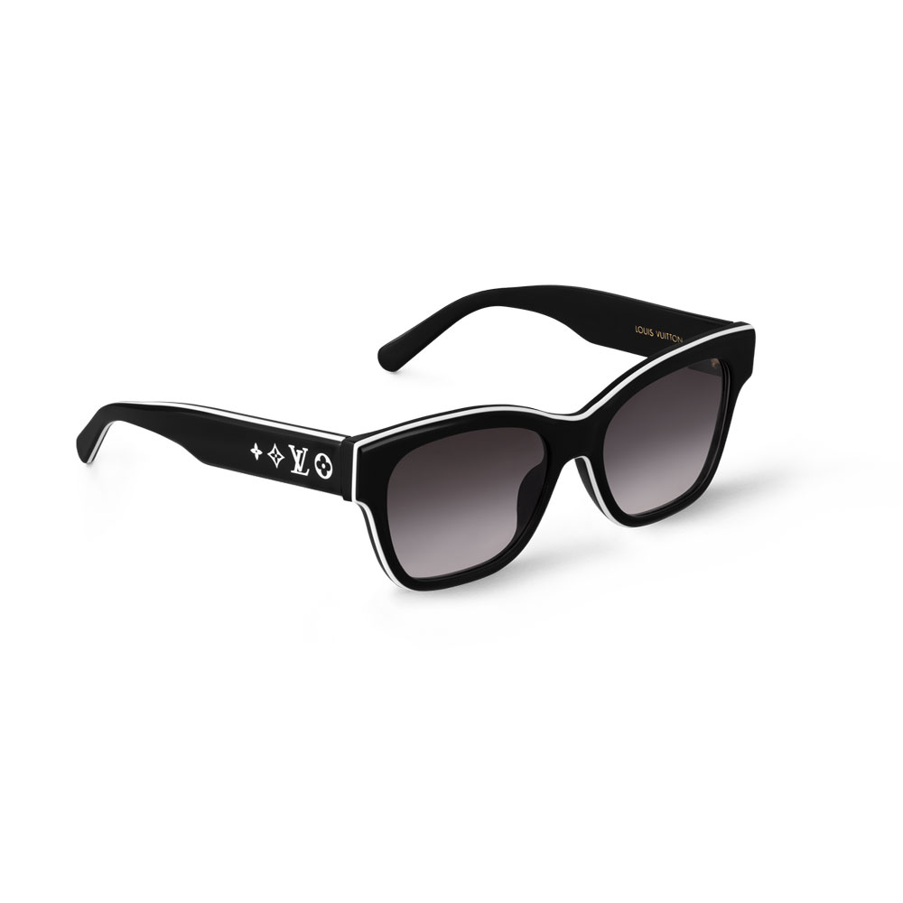 Louis Vuitton Line Square Sunglasses in Black Z2645U: Image 1