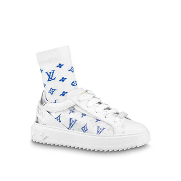 Louis Vuitton Time Out Sneaker in Silver 1A9PZC