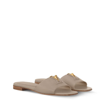 Louis Vuitton Mare Flat Mule in Galet Gray 1ACTNA