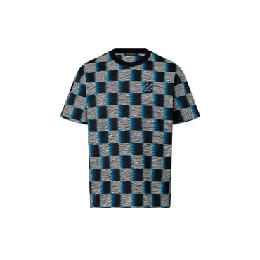 Louis Vuitton Damier Short-Sleeved Cotton T-Shirt 1AFB30