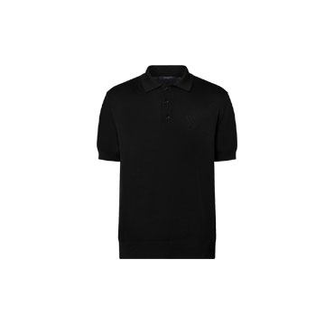 Louis Vuitton Cashmere And Cotton Blend Short-Sleeved Polo 1AFVKQ
