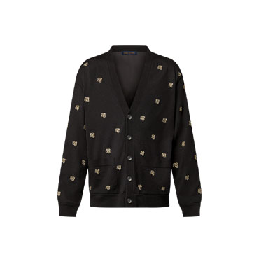 Louis Vuitton Embroidered Wool Cardigan 1AFWC8