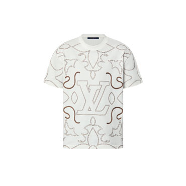 Louis Vuitton Embroidered Cotton T-Shirt 1AFWVN