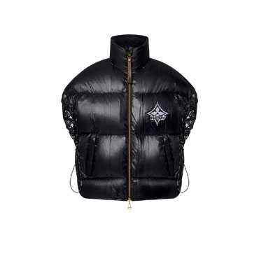 Louis Vuitton Drawstring Detail Technical Puffer Gilet 1AGAR8