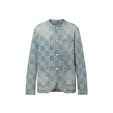 Louis Vuitton Damier Denim 3D Chic Jacket 1AGHUF