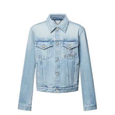 Louis Vuitton Denim Trucker Jacket 1AGINY