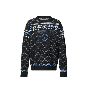 Louis Vuitton Jacquard Wool Pullover 1AGJUA