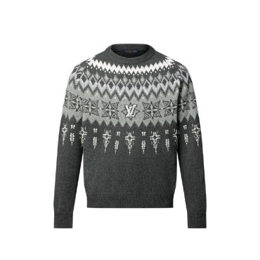 Louis Vuitton Embellished Wool-Cashmere Blend Pullover 1AGJUQ