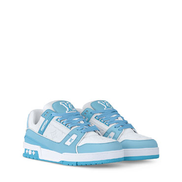 Louis Vuitton Trainer Sneaker in Sky Blue 1AGZD6