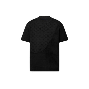 Louis Vuitton Graphic Jacquard Short-Sleeved Crewneck 1AHCMQ