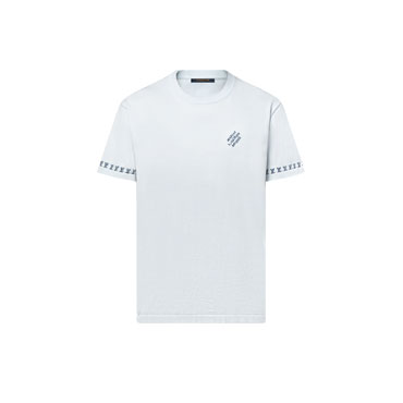 Louis Vuitton Short-Sleeved Signature Crewneck 1AHUV2
