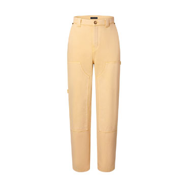 Louis Vuitton Garment-Dyed Denim Carpenter Pants 1AHVCG