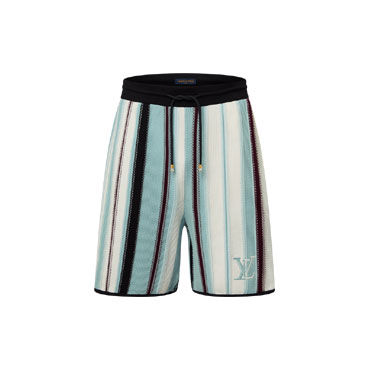 Louis Vuitton Striped Crochet Shorts 1AHVOW