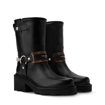 Louis Vuitton Beaubourg Ankle Boot in Black 1AIBQR
