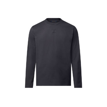 Louis Vuitton Embossed Long-Sleeved T-Shirt 1AIIRJ