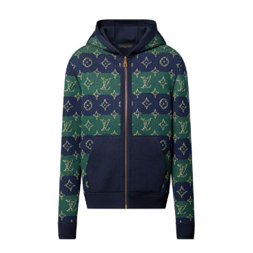 Louis Vuitton Monogram Double Face Reversible Hoodie 1AIJZ7