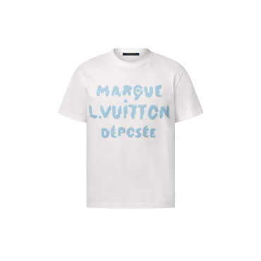 Louis Vuitton Embroidered Signature T-Shirt 1AIKD4