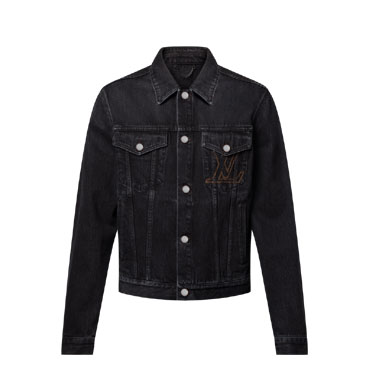 Louis Vuitton Denim Trucker Jacket 1AILKE