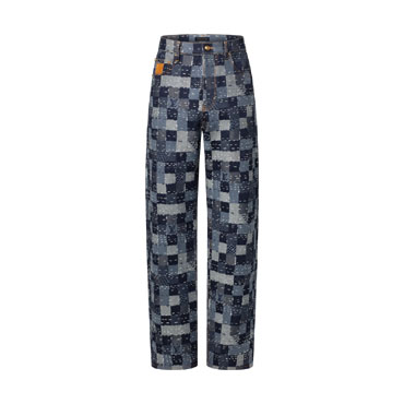 Louis Vuitton Damier Denim Skate Pants 1AILSI