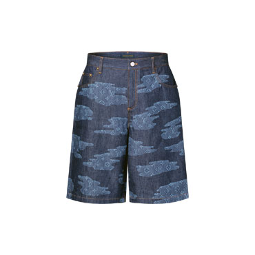 Louis Vuitton Monogram Chambray Shorts 1AILU6